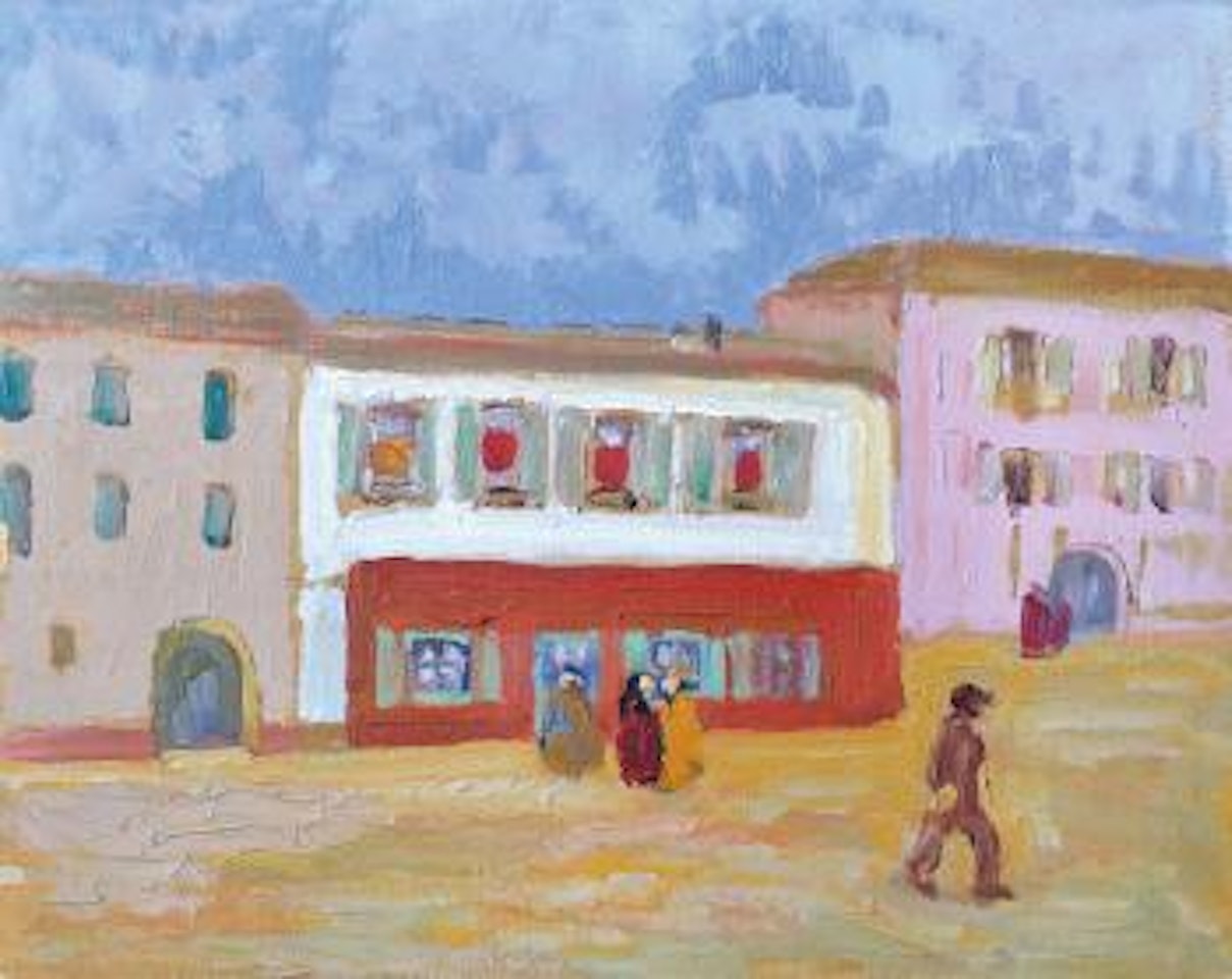 Barrios bajos by Pedro Figari