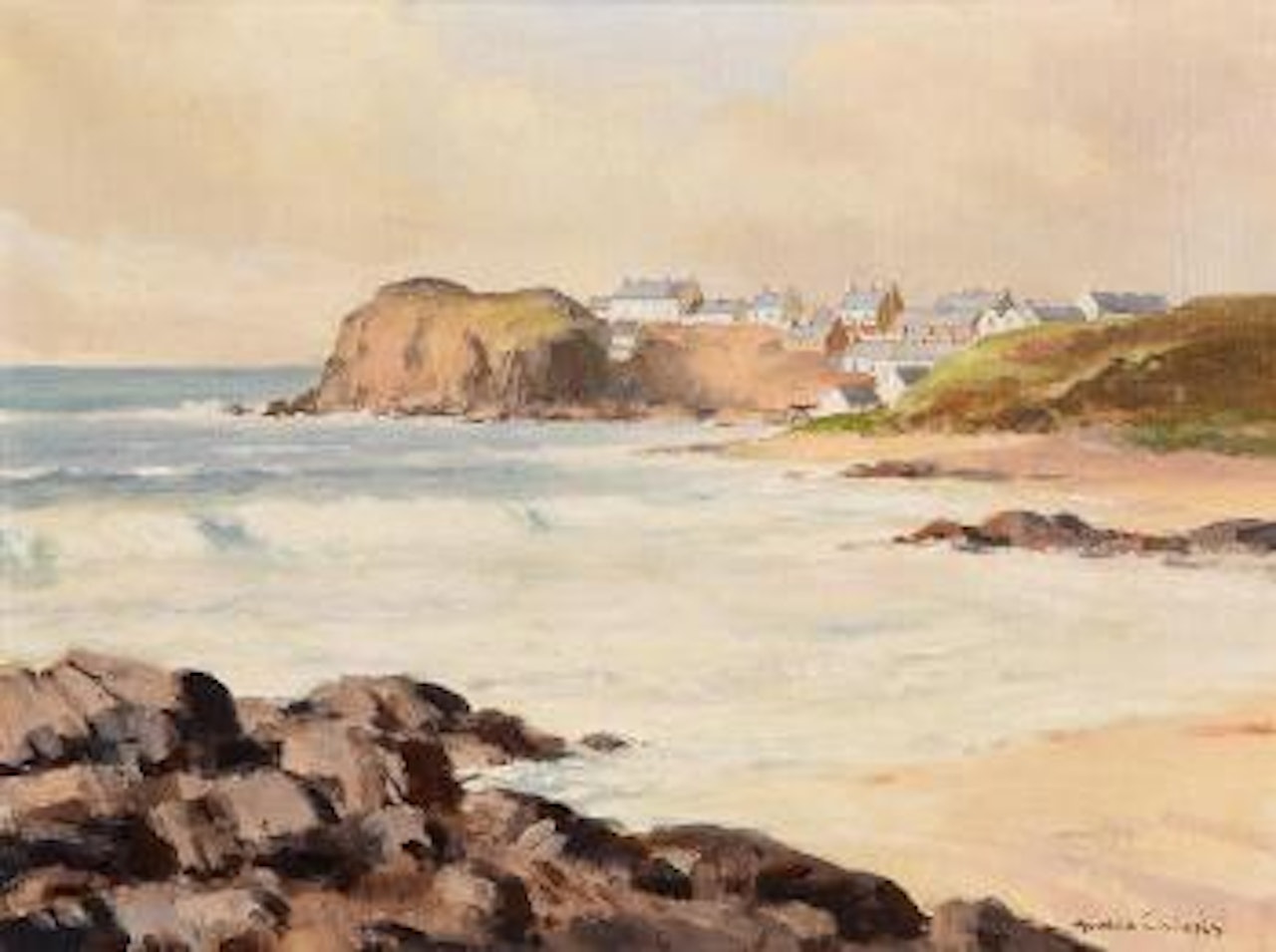 Foreshore, Portrush by Maurice Canning Wilks
