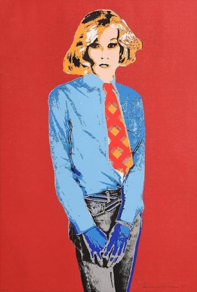 Red, blue and black by Andy Warhol