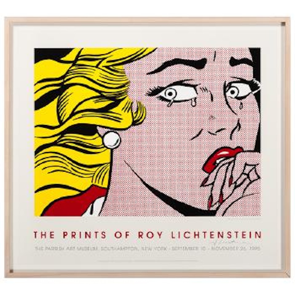 Crying girl by Roy Lichtenstein