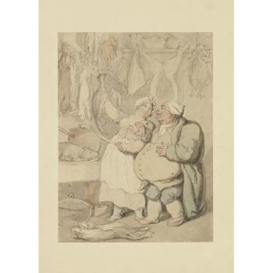 A Kitchen Interior by Thomas Rowlandson