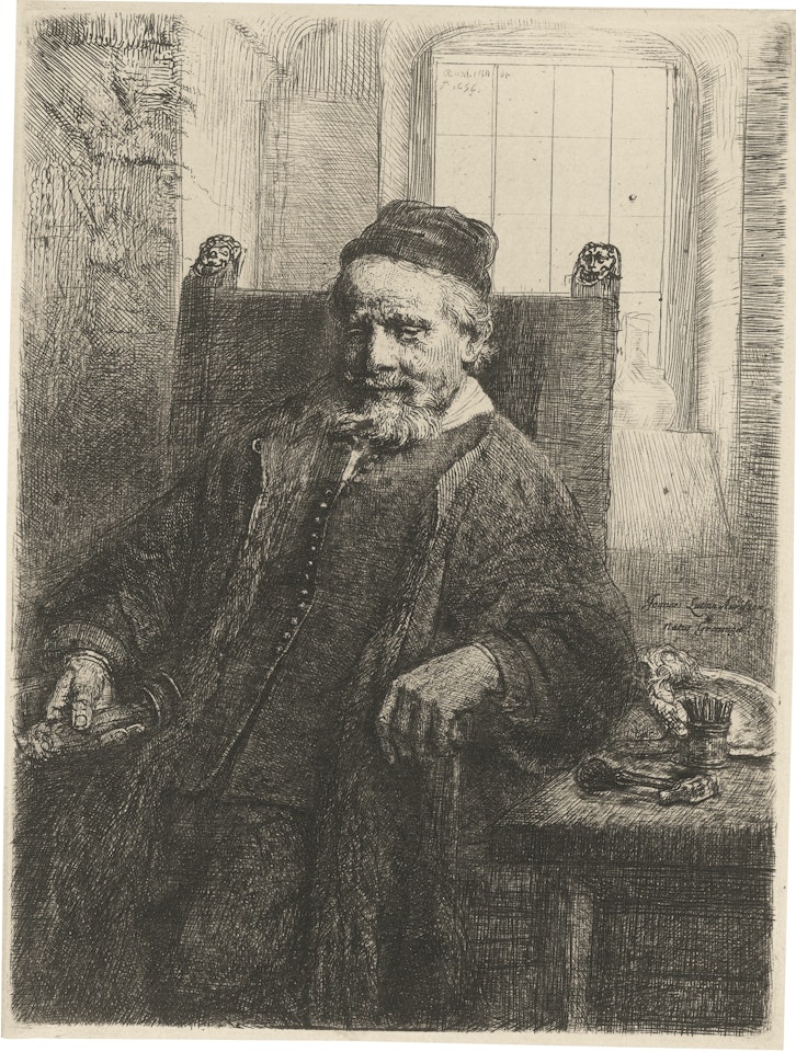 JAN LUTMA, GOLDSMITHï¿½(B., HOLL. ï¿½276; NEW HOLL. 293; H. 290) by Attributed to Rembrandt Harmensz van Rijn