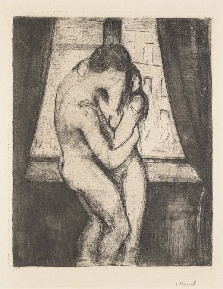 THE KISS (W. 23; S. 22) by Edvard Munch