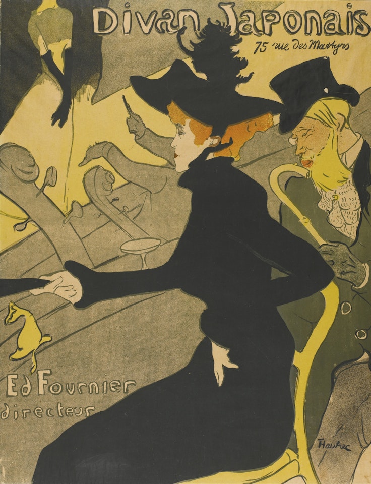 DIVAN JAPONAIS (DELTEIL 341; ADRIANI 8; WITTROCK P11) by Henri de Toulouse-Lautrec