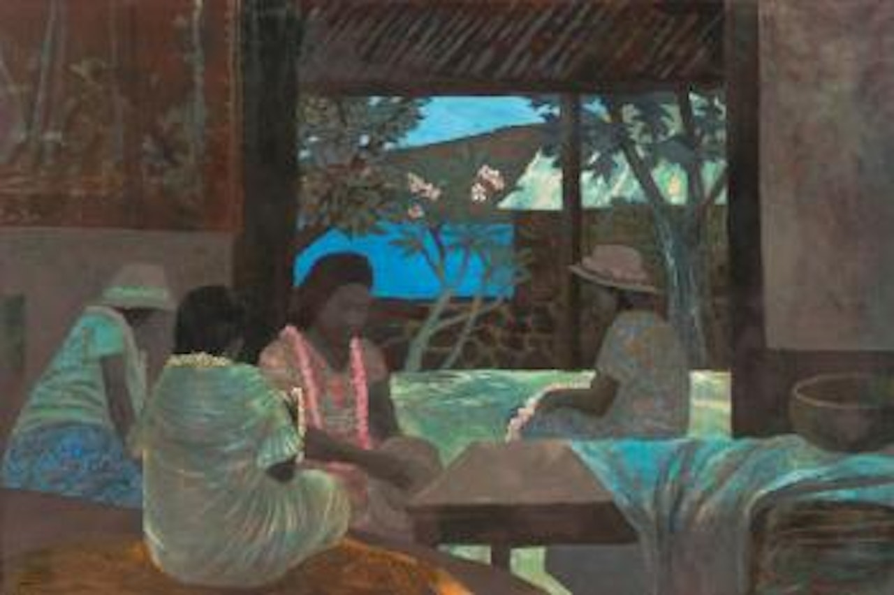 Village (Honolulu Village) by Ray Austin Crooke