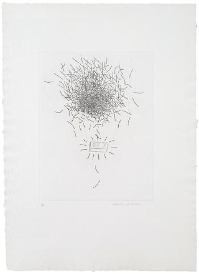 Gold (from Illustrations for Six Fairy Tales from the Brothers Grimm) by David Hockney