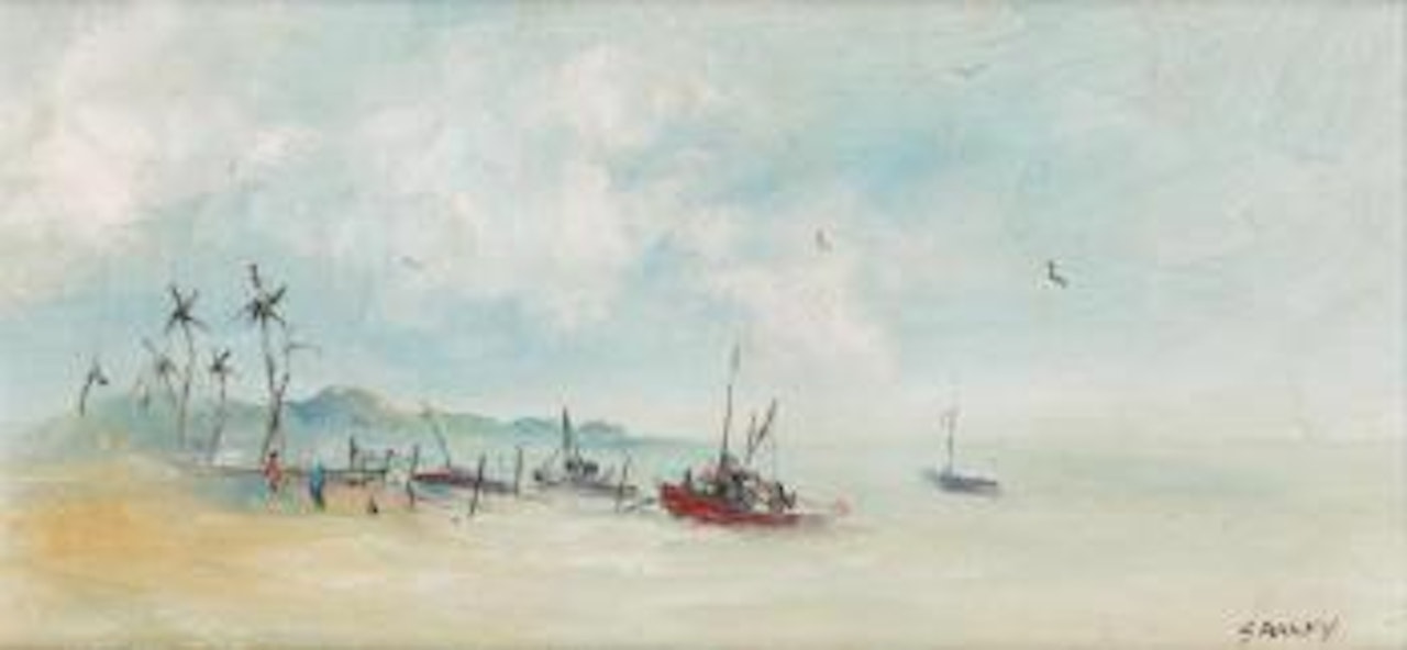 Quiet Anchorage (Thursday Island) by Hugh Sawrey
