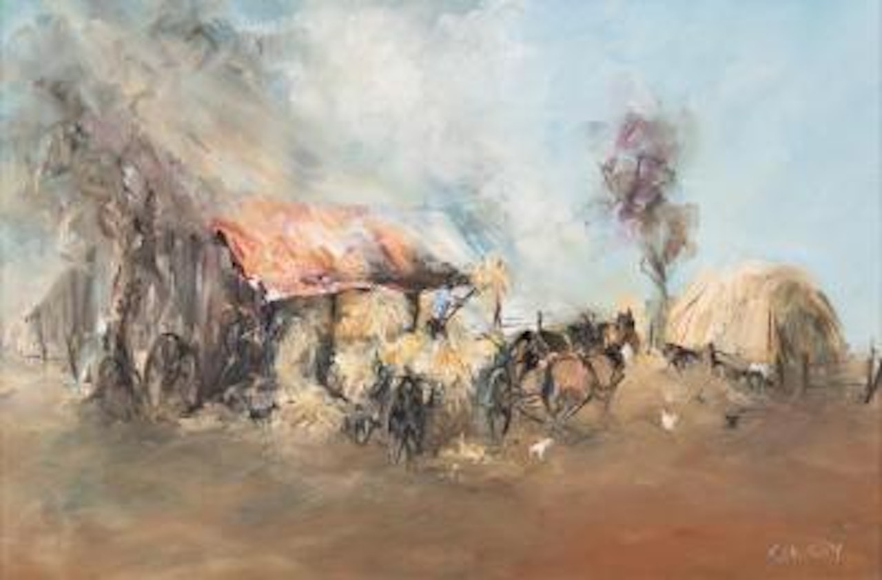 Storing Winter Feed by Hugh Sawrey