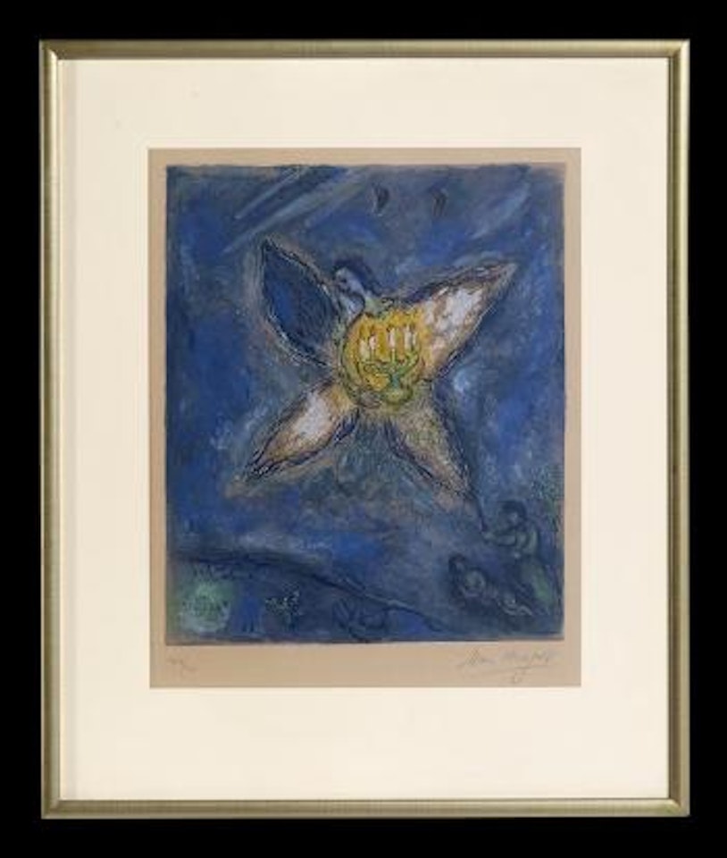 Angel with a Candlestick by Marc Chagall