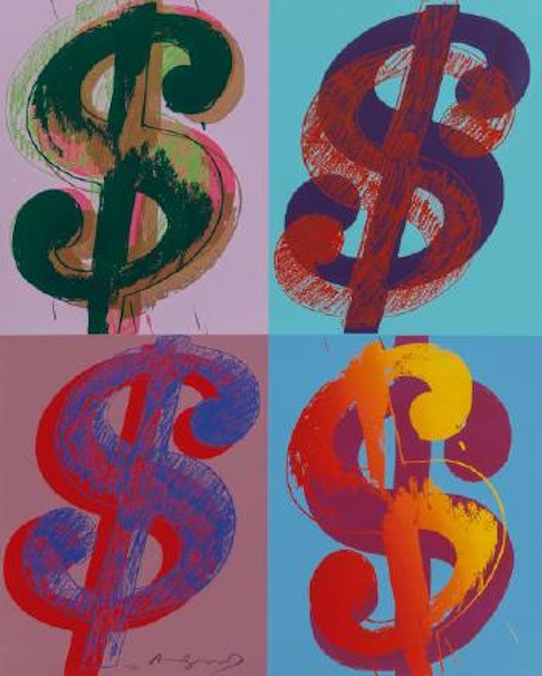 $ (Quadrant) by Andy Warhol