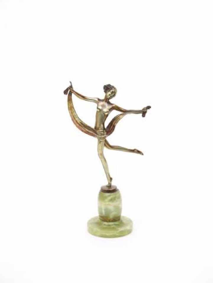 A nude dancer by Josef Lorenzl