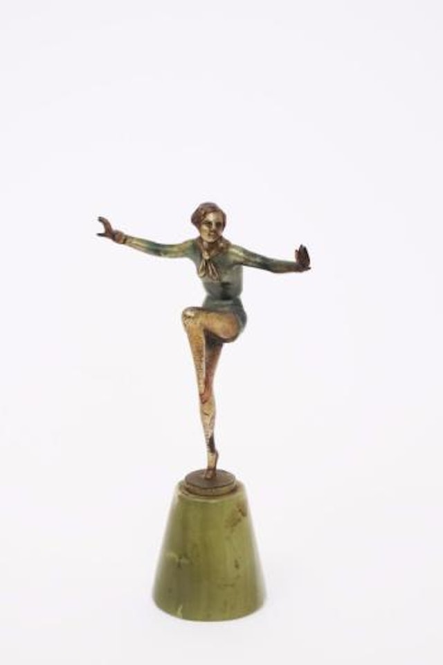 A female dancer by Josef Lorenzl