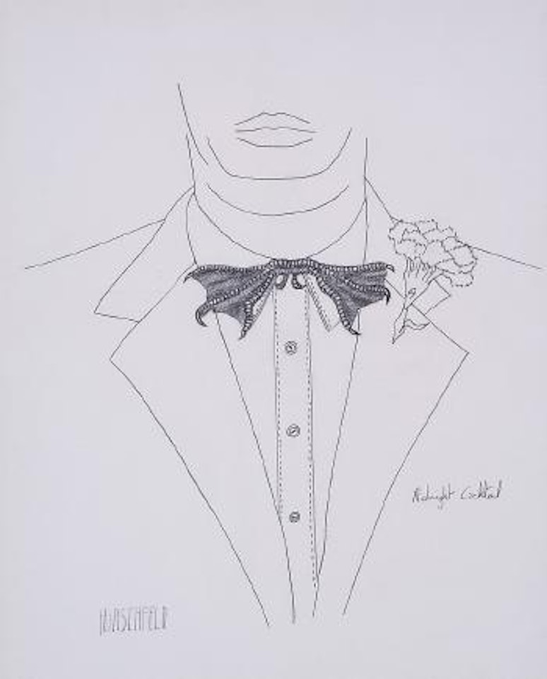 Midnight Coktail by Al Hirschfeld