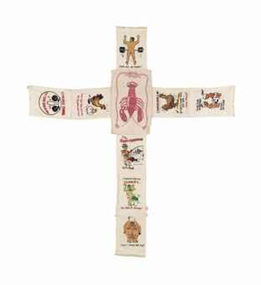 Sweaty cross by Mike Kelley