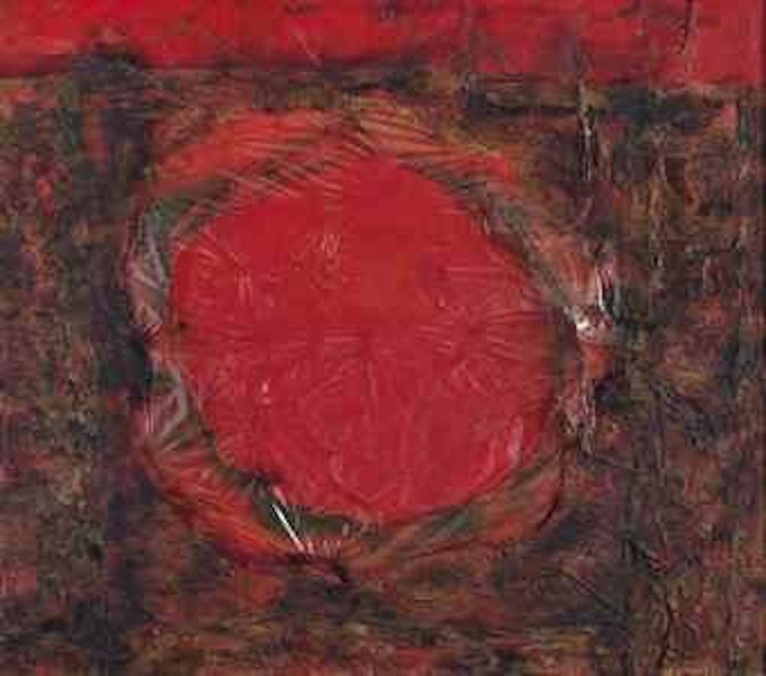 Rosso Plastica M1 by Alberto Burri