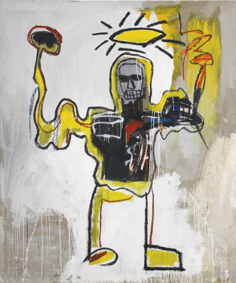 UNTITLED (THE BLACK ATHLETE) by Jean-Michel Basquiat