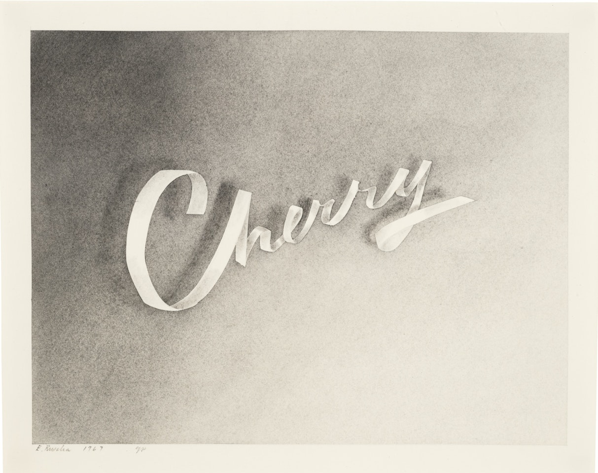 CHERRY by Ed Ruscha