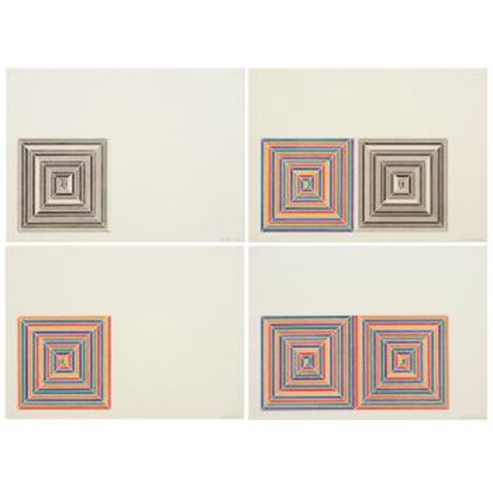 Jasper's Dilemma (A. 82-85) by Frank Stella
