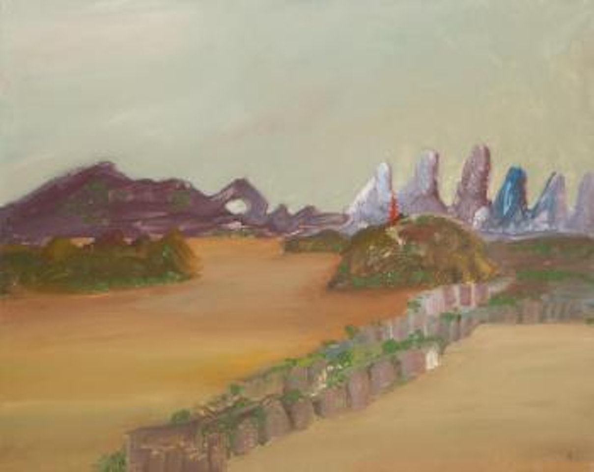 Chinese landscape by Sidney Nolan