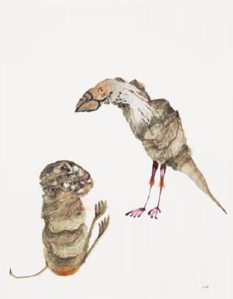 Bird with mammal by Sidney Nolan