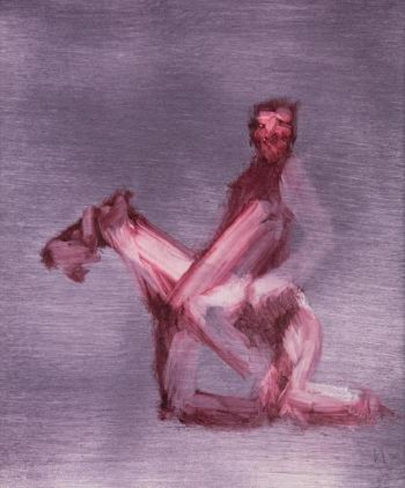 Kelly on horseback by Sidney Nolan