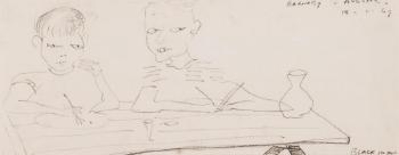 Barnaby and Auguste by Charles Blackman