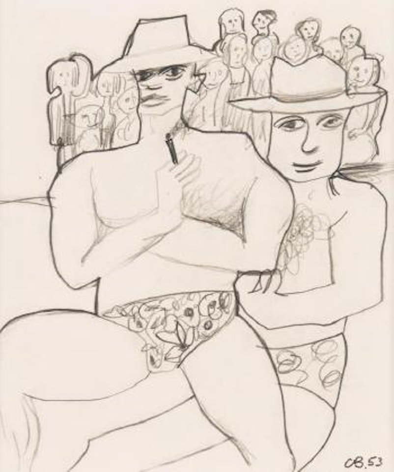 Bathers by Charles Blackman