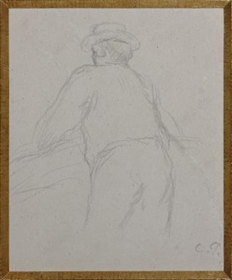 Etudes de personnages vus de dos by Camille Pissarro