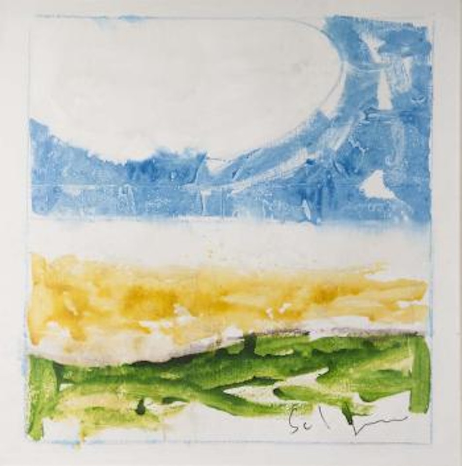 Paesaggio anemico by Mario Schifano