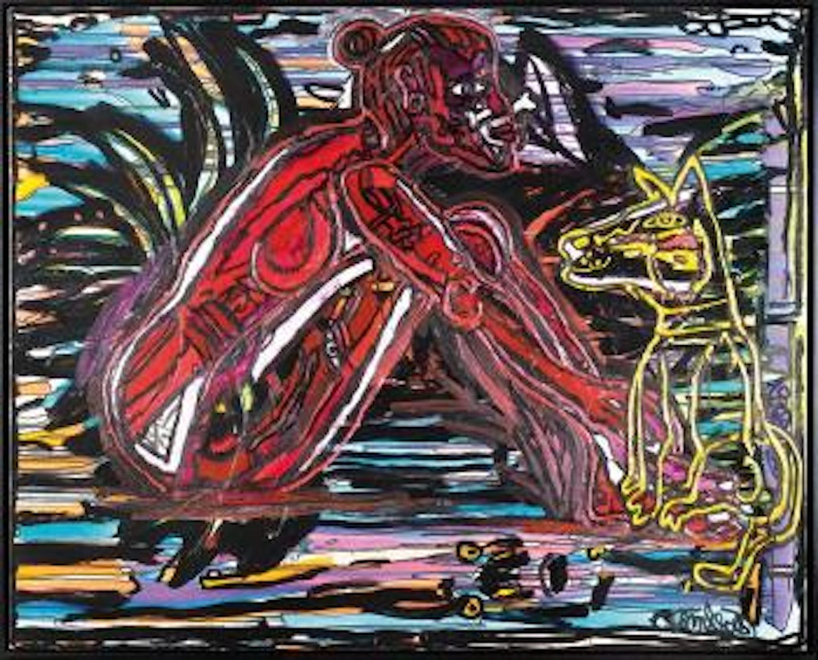 Avec Ses Os dans La Nazole by Robert Combas