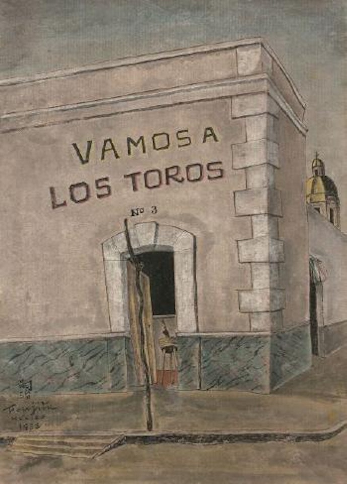 Coin de rue a Mexico by Leonard Tsuguharu Foujita