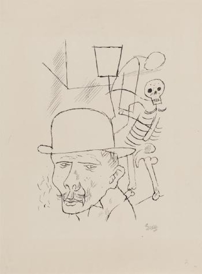 Tod auf der Strasse by George Grosz