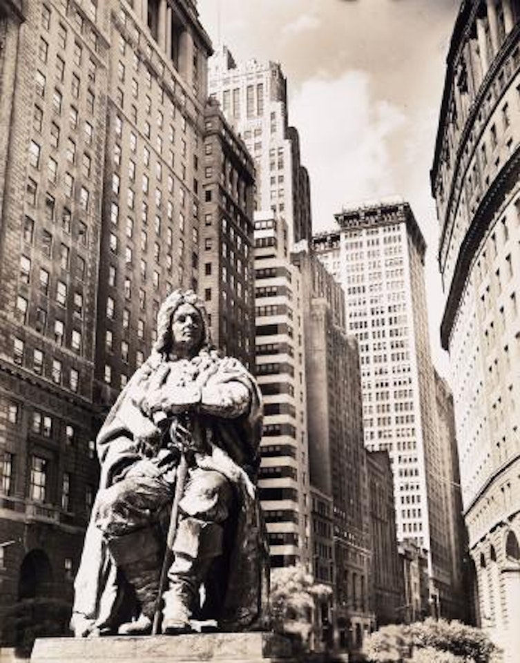 De Peyster Statue, Bowling Green by Berenice Abbott