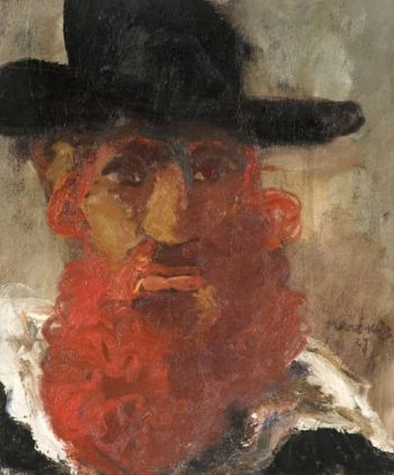 Hassid a la barbe rousse by Emmanuel Mané-Katz
