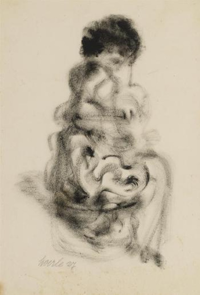 Sitzende by Heinrich Hoerle