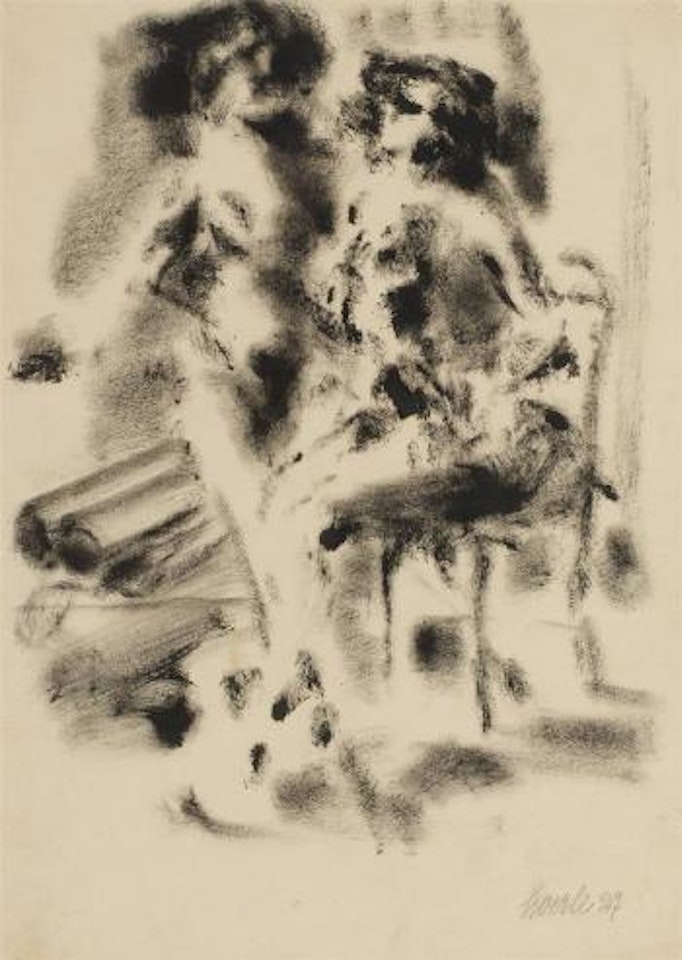 Zwei Frauen by Heinrich Hoerle