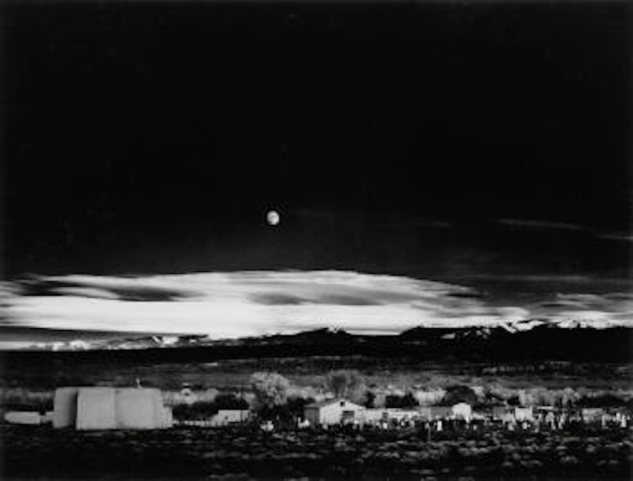 Moonrise Over Hernandez by Ansel Adams