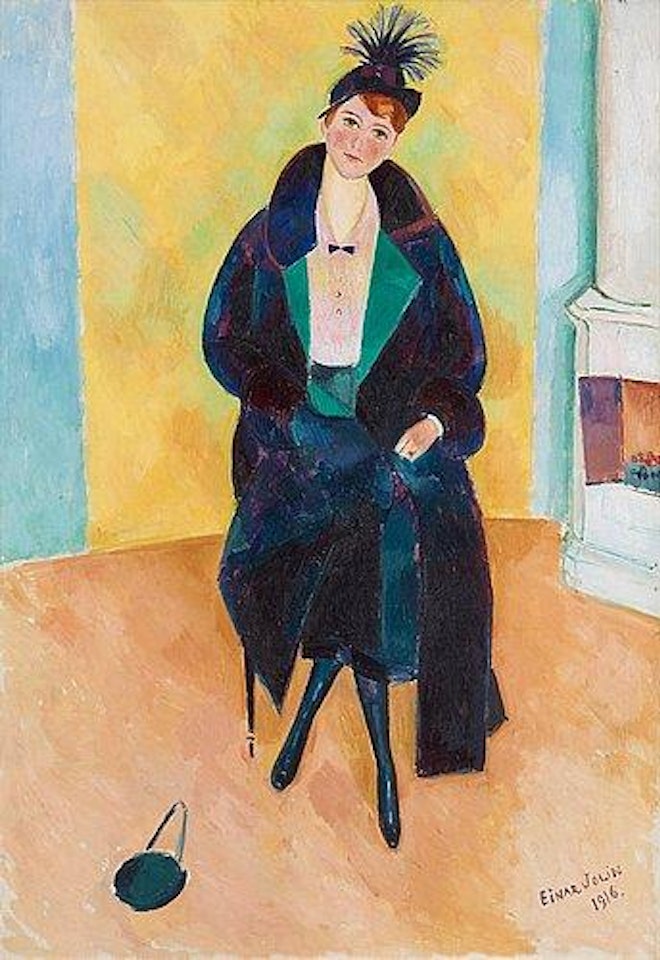 Lady in blue by Einar Jolin