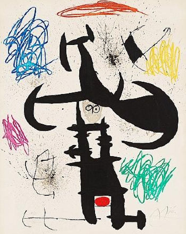 Le souffre douleur by Joan Miró