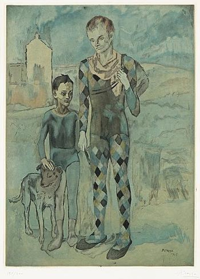 Les saltimbanques by Pablo Picasso