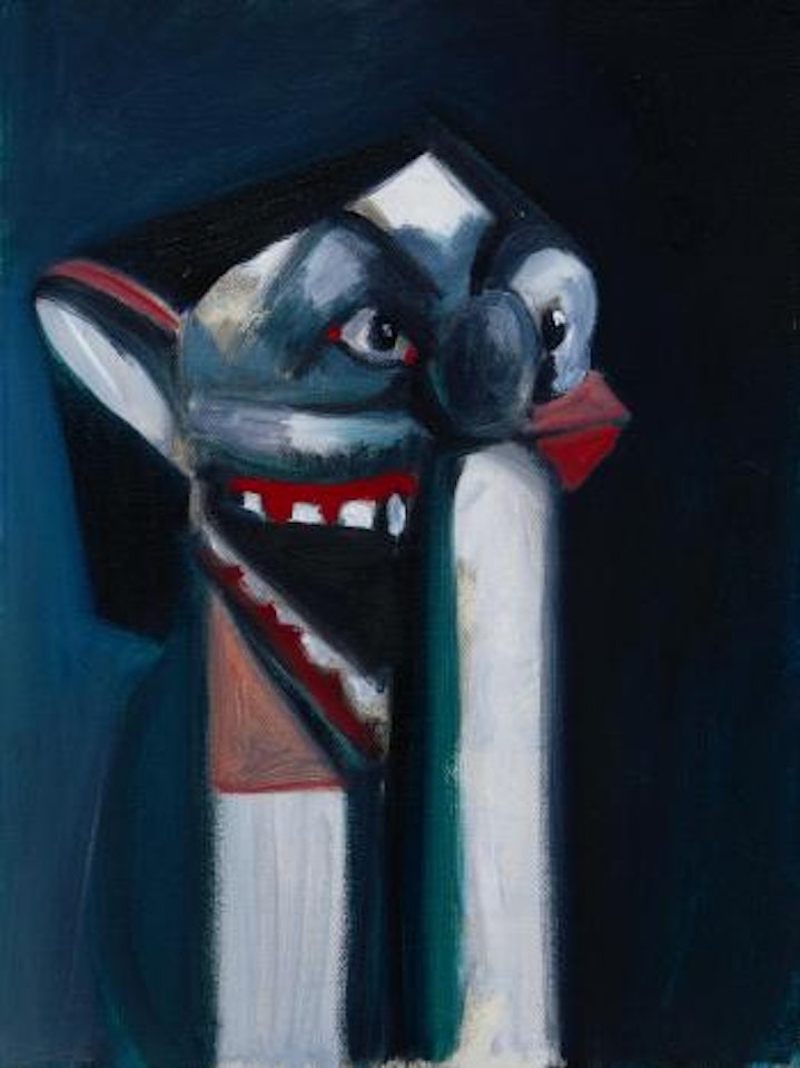 Architectural figure by George Condo