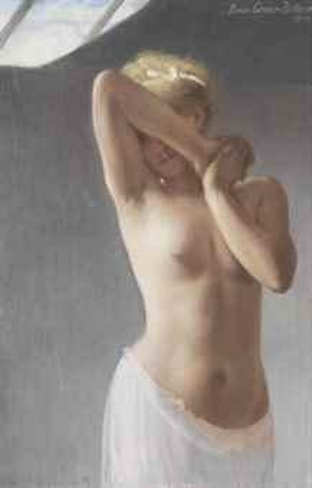 La Première pose by Pierre Carrier-Belleuse