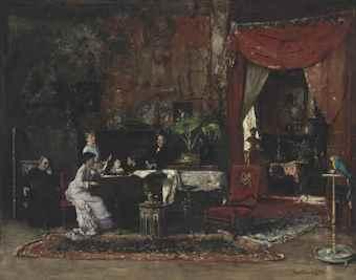 Intérieur d’un Salon by Michael von Munkacsy