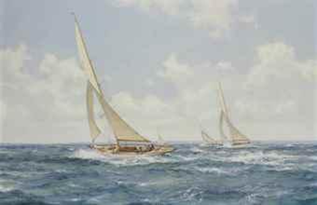 Summer Sailing, Florida by Montague Dawson