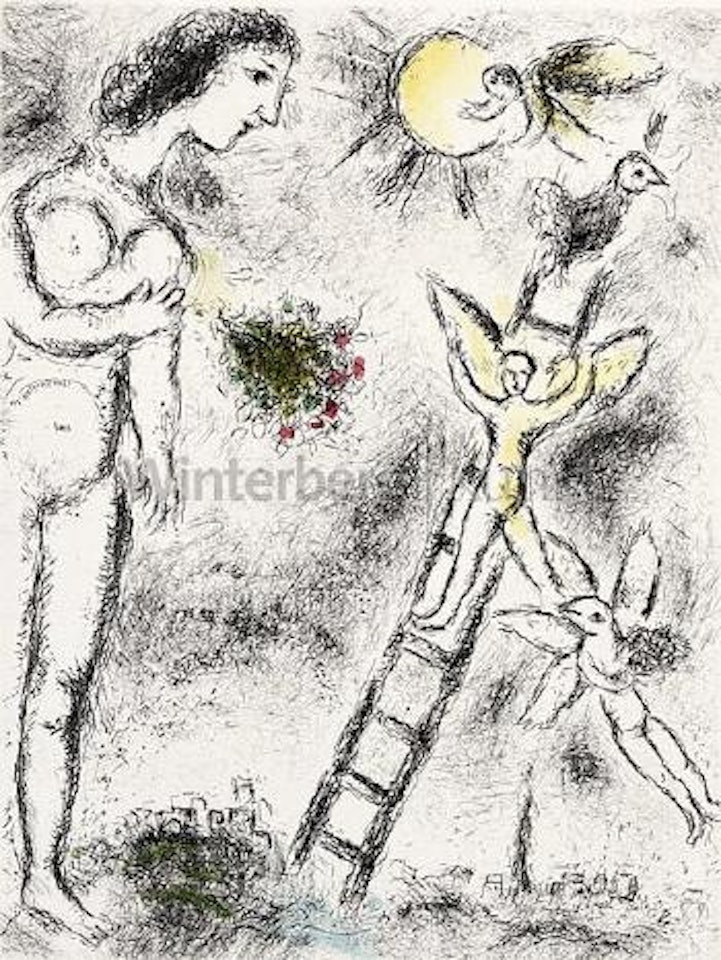 Celui qui dit les Choses sans rien dire, Pl. 24 by Marc Chagall