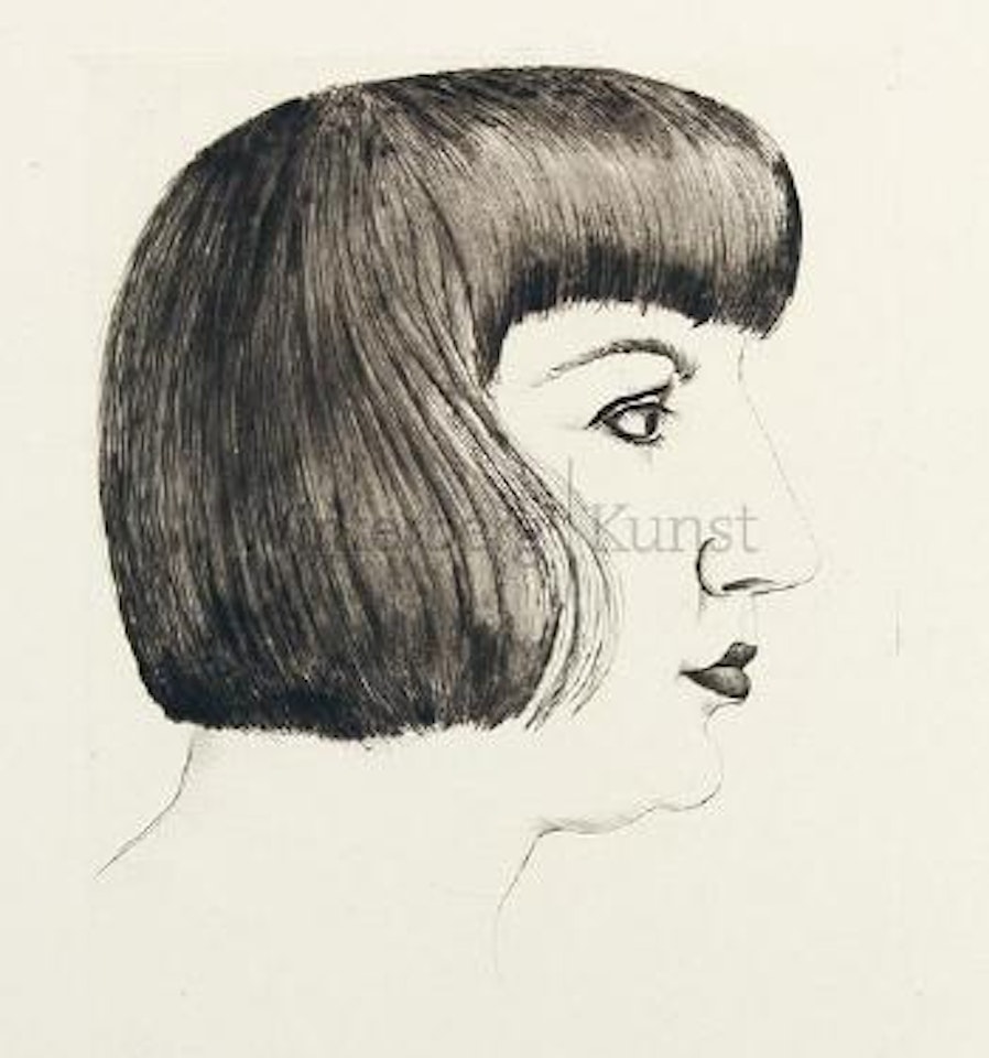 Mutzli (Bildnis Frau Dix) by Otto Dix