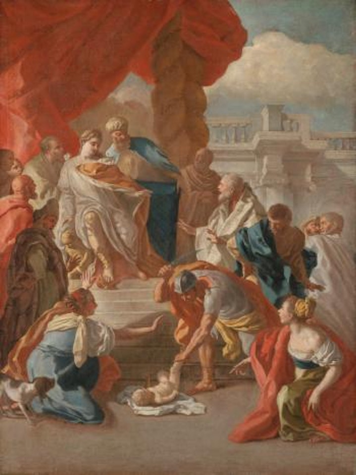 The Judgement of Solomon by Francesco de Mura