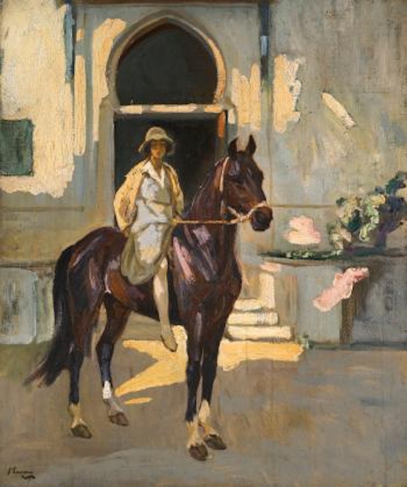 Alice on Sultan, Tangier by John Lavery