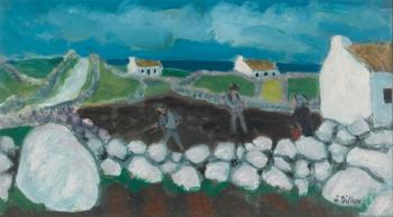 In the Potato Garden by Gerard Dillon