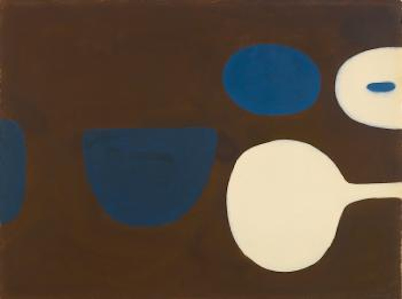 Dark Brown with Blue 2 by William Scott